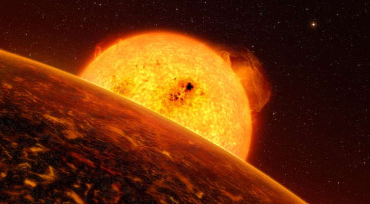 Exoplaneet CoRoT-7b is rotsachtig, net als de aarde
