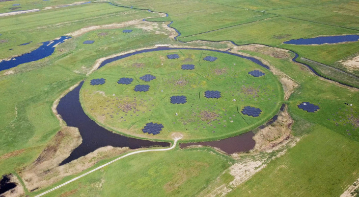 Het hart van LOFAR in Drenthe. (c) ASTRON/LOFAR