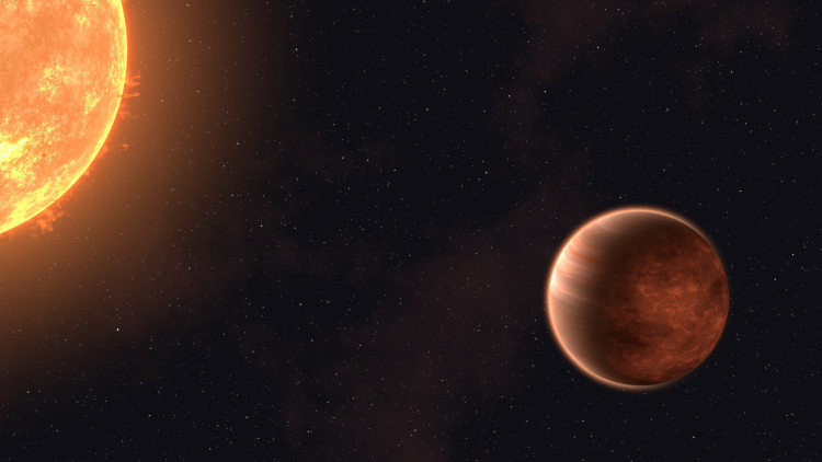 artistieke impressie van exoplaneet WASP-43b