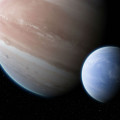Over de vermeende maan van de grote exoplaneet Kepler 1625b is grote twijfel ontstaan (artist’s impression).  © Dan Durda