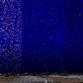 Deze afbeelding van de radiohemel, met op de voorgrond de Murchison Widefield Array, is het ‘schoonste’ signaal dat ooit met deze radiotelescoop is vastgelegd.  © Nunhokee et al/ICRAR/Curtin University