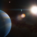 De Class-telescopen kunnen het kosmische microgolf-licht van de kosmische dageraad detecteren. © Deniz Valle & Jullianna Couto