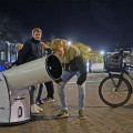 Stoepsterrenkunde brengt de sterren en planeten dichterbij vanuit de stad. (c) Jan Koeman, Volkssterrenwacht Philippus Lansbergen