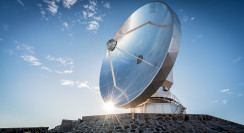De Africa Millimetre Telescope op zijn oude plek in Chili. (c) B. Wilmart/ESO