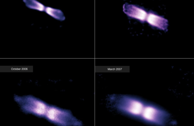 Uitdijende schil rond V445Puppis (credit: ESO)