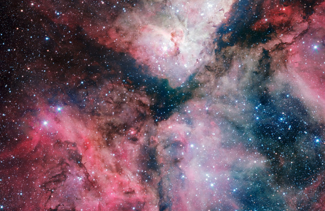 De Carinanevel, gefotografeerd door de VST Credit: ESO. Acknowledgement: VPHAS+ Consortium/Cambridge Astronomical Survey Unit  