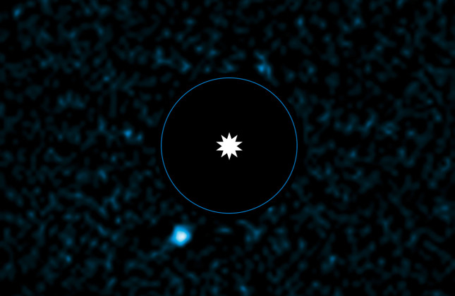 VLT-opname van exoplaneet HD95086 b. Credit: ESO/J. Rameau