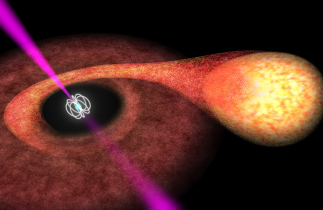 Astronomen zien pulsar die schommelt tussen verschijningen