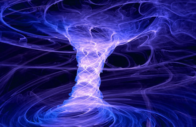 Quantum Vortices in the Sky