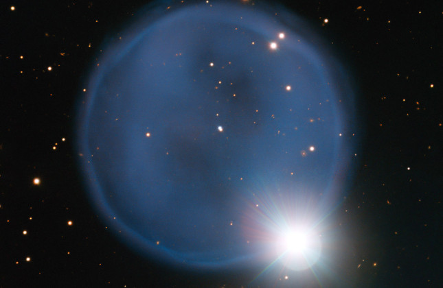 De planetaire nevel Abell 33, vastgelegd met ESO’s Very Large Telescope Credit: ESO