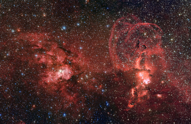 Stervorming in de zuidelijke Melkweg Credit: ESO/G. Beccari