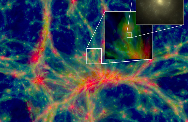 Een simulatie van het heelal met realistische sterrenstelsels