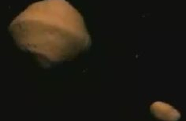 Dubbel-planetoïde 1999 KW4 (examen VWO pilot 2014-1)