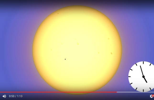 9 mei: overgang van Mercurius over de zonneschijf