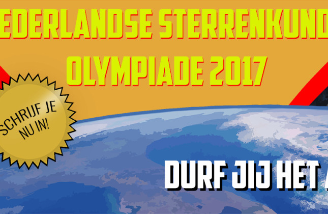 Nederlandse Sterrenkunde Olympiade 2017 in Groningen