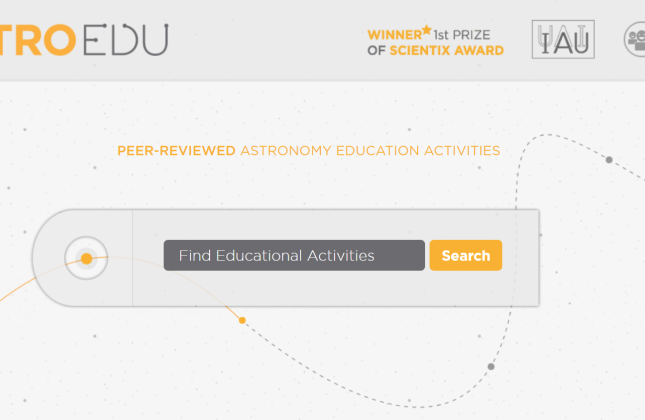 Site met peer-reviewed astro-educatiematerialen opgenomen in top-100 onderwijsinnovaties