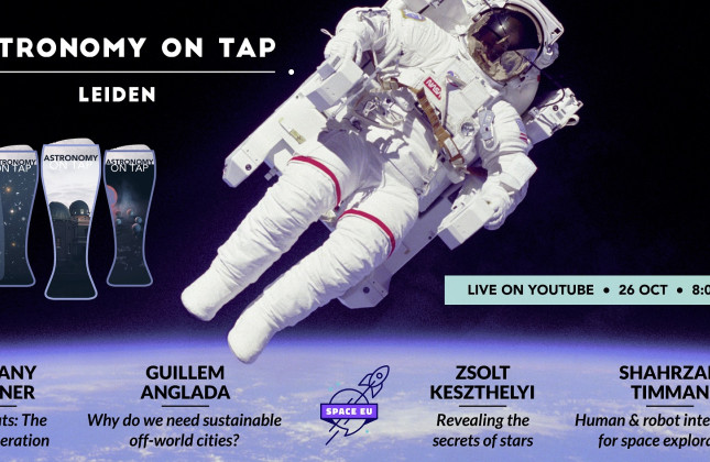 Astronomy on tap: Next generation space exploring (online from Leiden, in English)