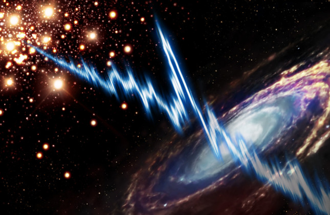 Cosmic flashes discovered in a surprising location in space