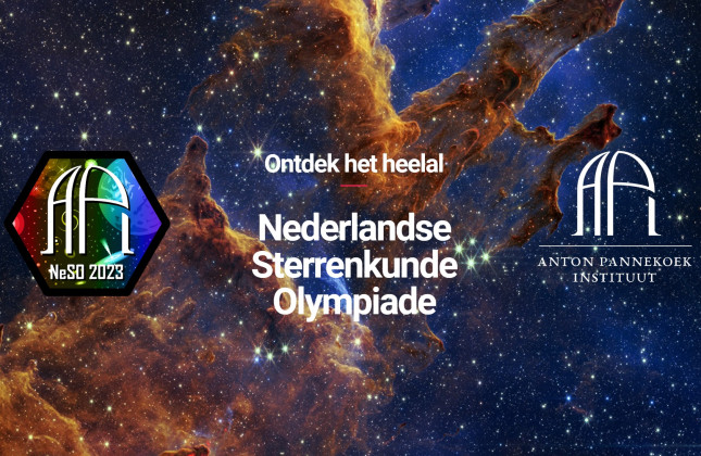 Screenshot van de webpagina van de olympiade. (c) JWST/UvA