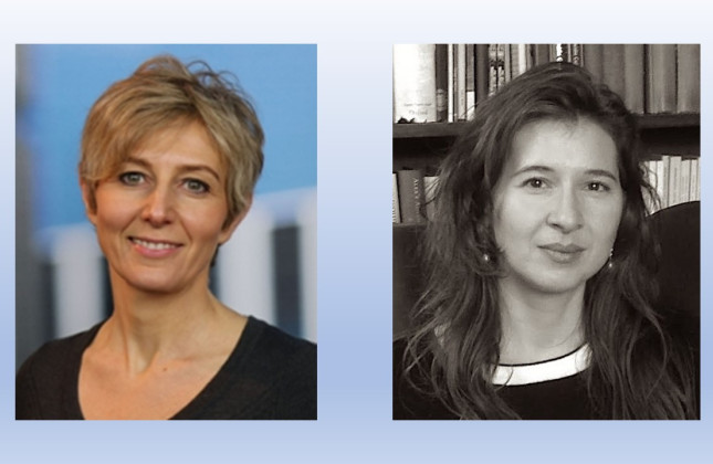 Elena Maria Rossi (links) en Aline De Almeida Vidotto (rechts). (c) Universiteit Leiden