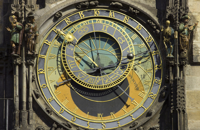 Astronomisch uurwerk van Praag. (c) Andrew Shiva / Wikipedia, CC BY-SA 4.0