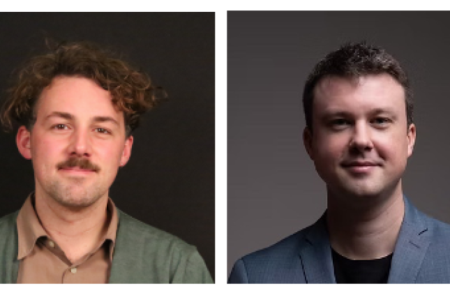 Ziggy Pleunis (links) en Tim Lichtenberg