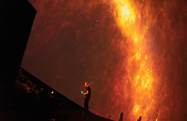 Een planetariumshow in de Dome. (c) Museon-Omniversum