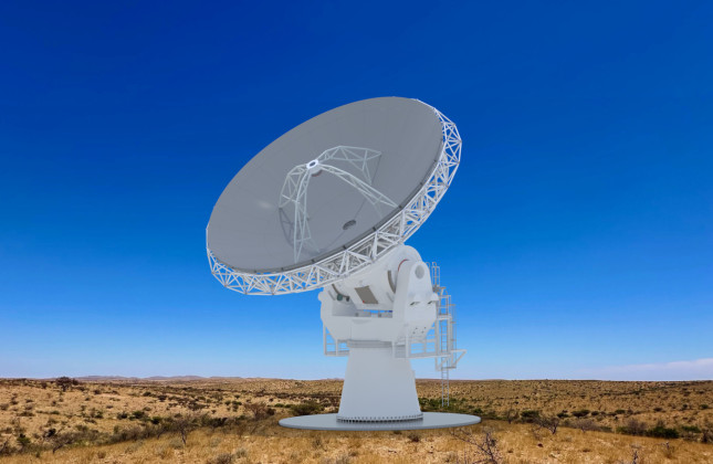 Design van de AMT-schotel. Credit: Tobias Will (mtex antenna technology)