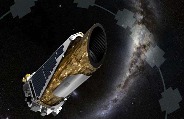 Artistieke weergave van Kepler. (c) NASA