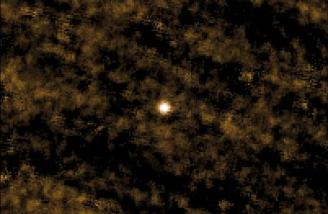 Komeet 3I/ATLAS, tussen 15 en 26 oktober 2025 van een afstand van ongeveer 358 miljoen kilometer waargenomen door de SOHO-missie van ESA en NASA. © Lowell-sterrenwacht/Qicheng Zhang