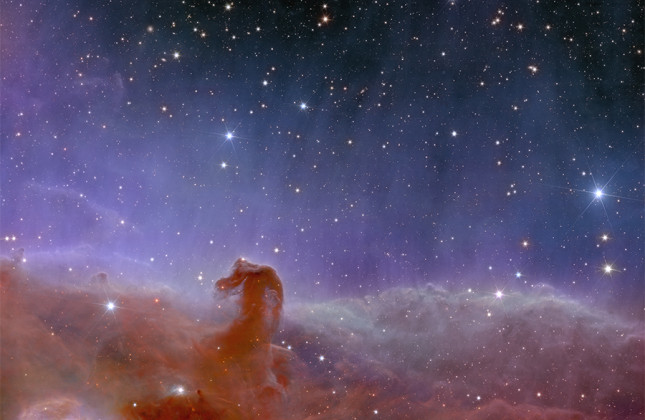 Opname van de Paardenkopnevel, gemaakt door de Europese ruimtetelescoop Euclid. © ESA/Euclid Consortium