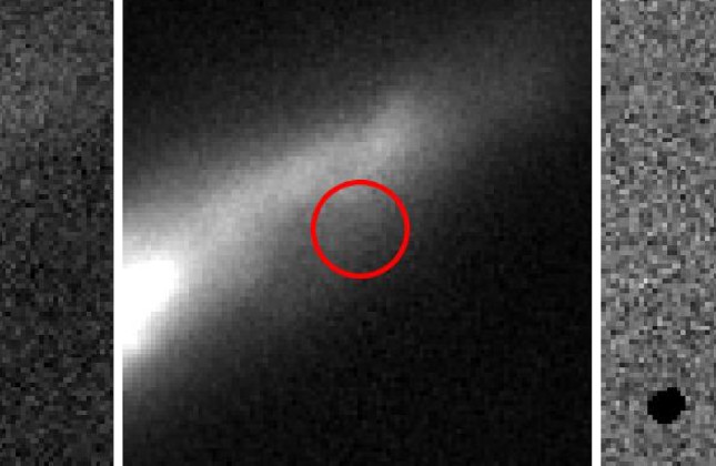 Een plotselinge verandering aan de nachthemel - veroorzaakt door bijvoorbeeld een supernova-explosie - gezien door drie verschillende observatoria. © Fiorenzo Stoppa et al.