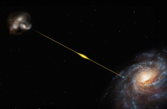 Astronomen ontdekken de verste snelle radioflits tot nu toe