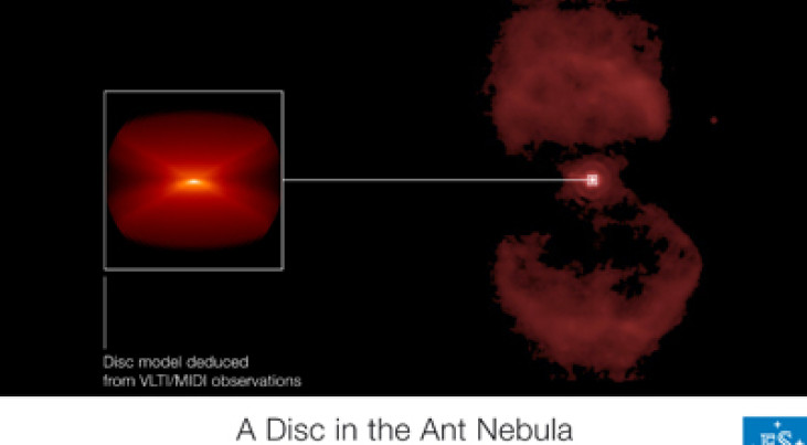 Stofschijf in de Miernevel (c) ESO