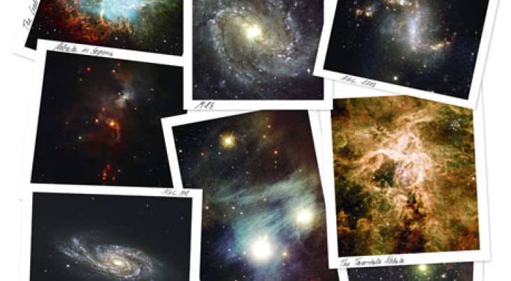 Een collage van opnames gemaakt met ESO's Very Large telescope (VLT). 