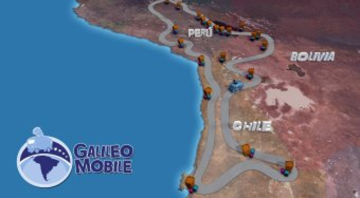 GalileoMobile op tournee door het Andesgebergte