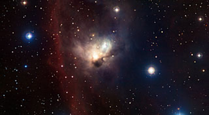 Nieuwe ESO-foto van NGC 1788: de Kosmische Vleermuis