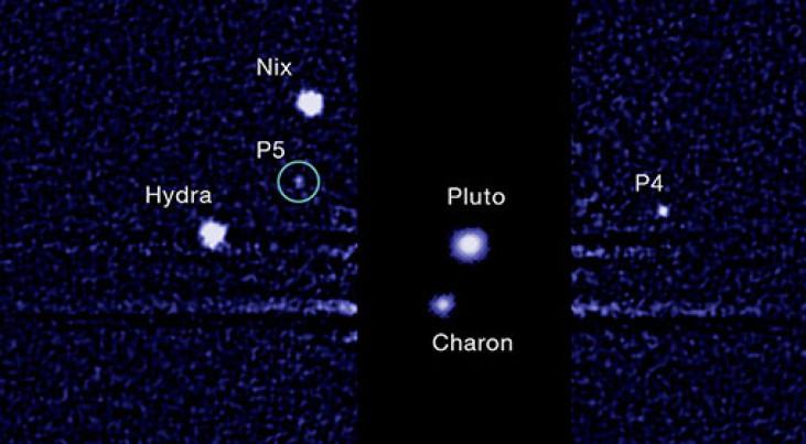 Vijfde maan ontdekt bij Pluto