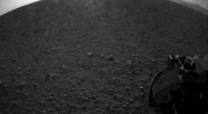 Curiosity geland op Mars