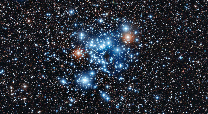 De sterrenhoop NGC 3766. Credit: ESO