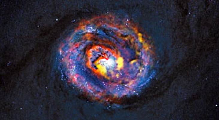 ALMA onderzoekt jets van reusachtige zwarte gaten