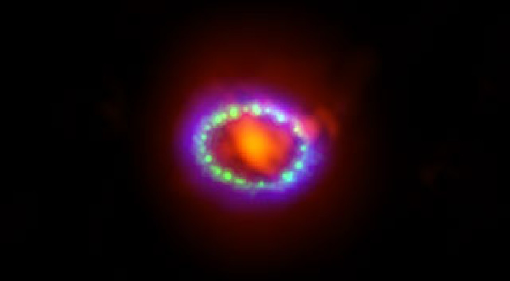 ALMA ontdekt stoffabriek in supernova