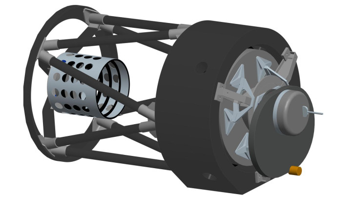 Artist's impression van een van de BlackGEM-telescopen