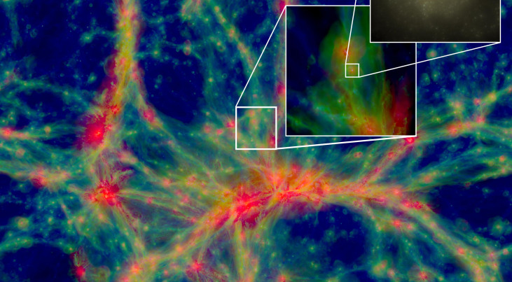 Een simulatie van het heelal met realistische sterrenstelsels