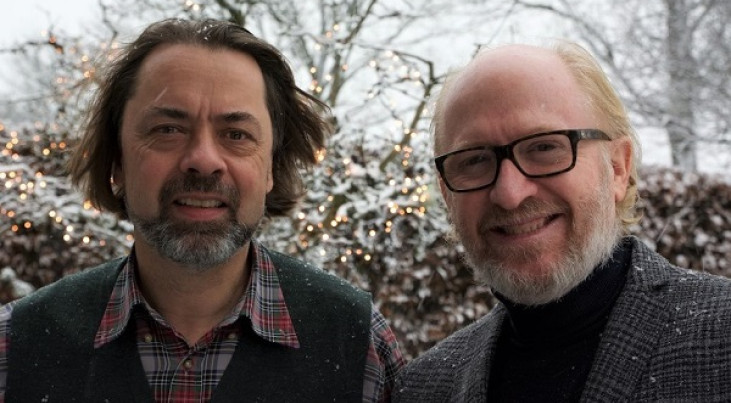 Francisco 'Paco' Colomer (rechts) volgt Huib van Langevelde (links) op als directeur van JIVE. (c) JIVE