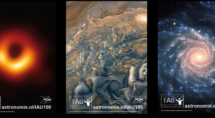 Nieuwe posters: zwart gat, Jupiter, spiraalstelsel