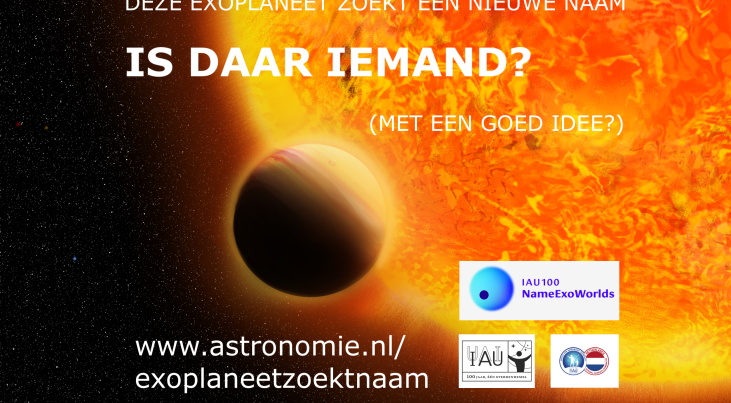 Grote finale #ExoplaneetZoektNaam: Nederland kiest uit vijf namen