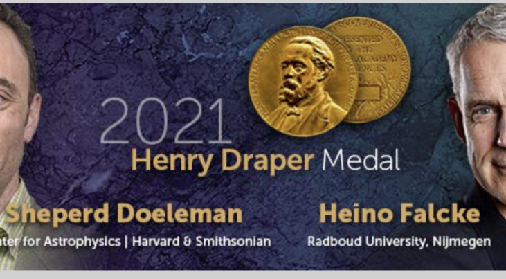Amerikaanse Academie van Wetenschappen onderscheidt Heino Falcke en Sheperd Doeleman met Henry Draper-medaille