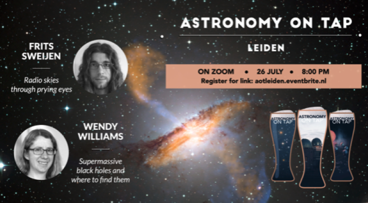 Astronomy on Tap Leiden (on Zoom): Active Galaxies in the Radio Sky