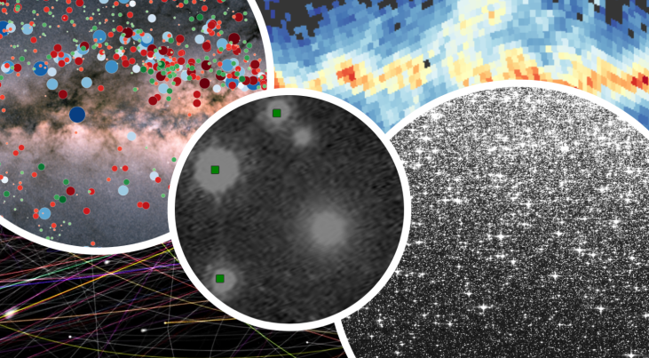 Overzichtsafbeelding van de Gaia-release. Credit: ESA/Gaia/DPAC.